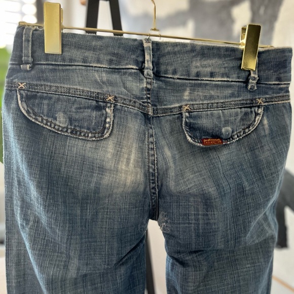 7 For All Mankind Distressed Wide Leg Jeans in Size 26. - Picture 5 of 5